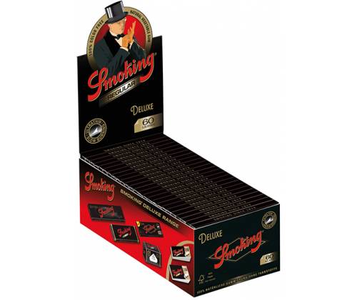 www.Smokers.gr | Smoking Rolling Papers - Deluxe - Black 50pcs - Price ...